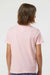 Tultex 235 Youth Fine Jersey Short Sleeve Crewneck T-Shirt Pink Model Back