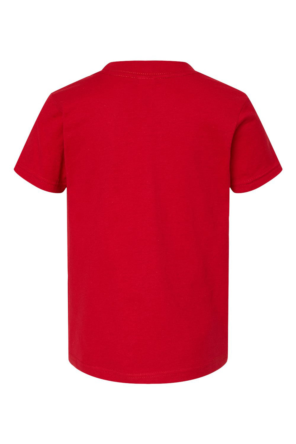 Tultex 235 Youth Fine Jersey Short Sleeve Crewneck T-Shirt Red Flat Back