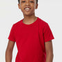 Tultex Youth Fine Jersey Short Sleeve Crewneck T-Shirt - Red