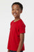 Tultex 235 Youth Fine Jersey Short Sleeve Crewneck T-Shirt Red Model Side