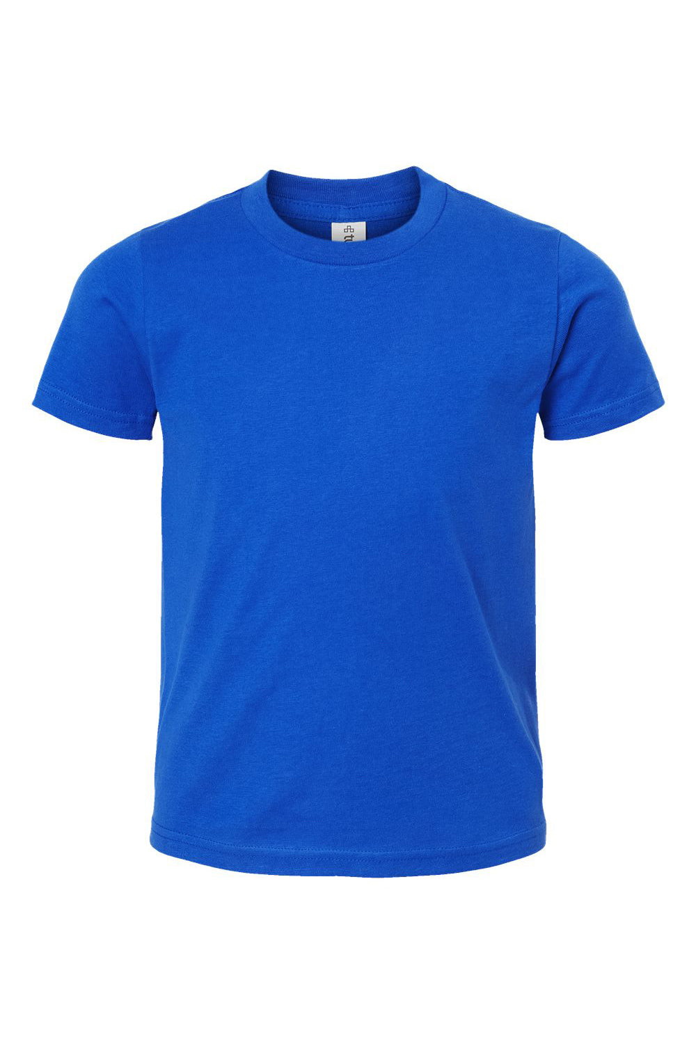 Tultex 235 Youth Fine Jersey Short Sleeve Crewneck T-Shirt Royal Blue Flat Front