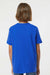 Tultex 235 Youth Fine Jersey Short Sleeve Crewneck T-Shirt Royal Blue Model Back