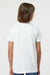 Tultex 235 Youth Fine Jersey Short Sleeve Crewneck T-Shirt White Model Back