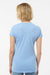 Tultex 240 Womens Poly-Rich Short Sleeve Crewneck T-Shirt Heather Athletic Blue Model Back