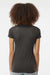 Tultex 240 Womens Poly-Rich Short Sleeve Crewneck T-Shirt Heather Graphite Grey Model Back