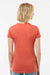 Tultex 240 Womens Poly-Rich Short Sleeve Crewneck T-Shirt Heather Orange Model Back