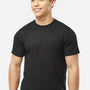 Tultex Mens Poly-Rich Short Sleeve Crewneck T-Shirt - Black
