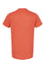 Tultex 241 Mens Poly-Rich Short Sleeve Crewneck T-Shirt Heather Orange Flat Back