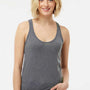 Tultex Womens Poly-Rich Racerback Tank Top - Heather Charcoal Grey