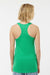 Tultex 190 Womens Poly-Rich Racerback Tank Top Heather Kelly Green Model Back