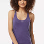 Tultex Womens Poly-Rich Racerback Tank Top - Heather Purple - Closeout