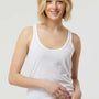 Tultex Womens Poly-Rich Racerback Tank Top - White