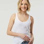 Tultex Womens Poly-Rich Racerback Tank Top - White - NEW