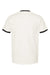 Tultex 246 Mens Fine Jersey Ringer Short Sleeve Crewneck T-Shirt Vintage White/Black Flat Back