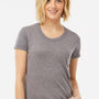 Tultex Womens Short Sleeve Crewneck T-Shirt - Heather Grey - Closeout