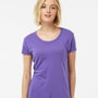 Tultex Womens Short Sleeve Crewneck T-Shirt - Lilac Purple - NEW