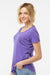 Tultex 253 Womens Short Sleeve Crewneck T-Shirt Lilac Purple Model Side