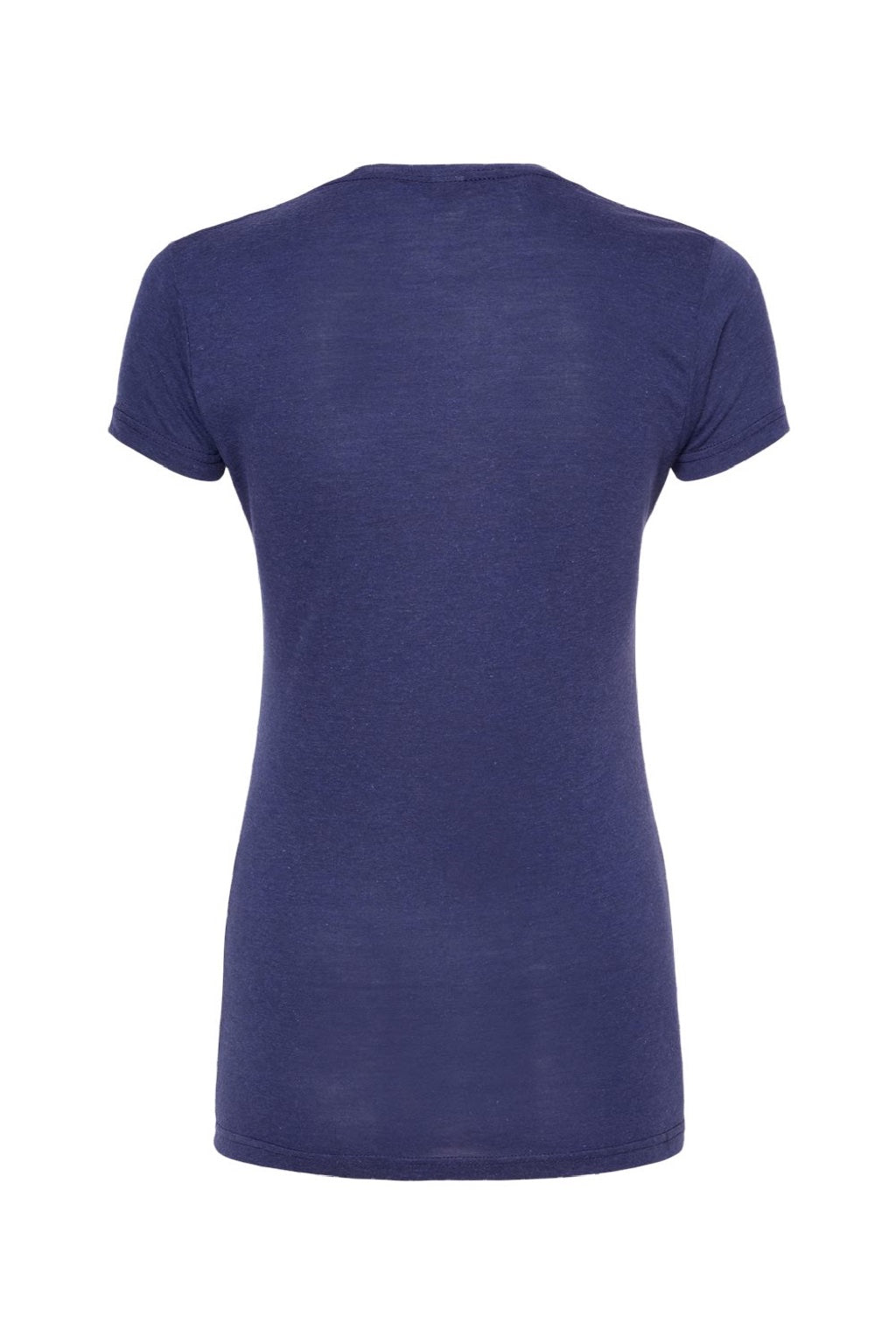 Tultex 253 Womens Short Sleeve Crewneck T-Shirt Midnight Navy Blue Flat Back