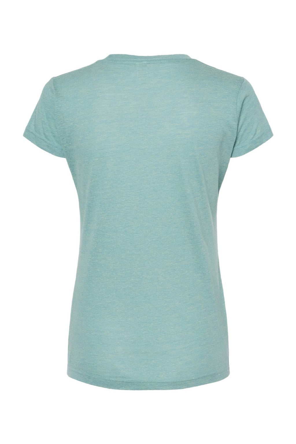 Tultex 253 Womens Short Sleeve Crewneck T-Shirt Seafoam Green Flat Back