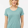 Tultex Womens Short Sleeve Crewneck T-Shirt - Seafoam Green - Closeout