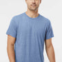 Tultex Mens Short Sleeve Crewneck T-Shirt - Athletic Blue