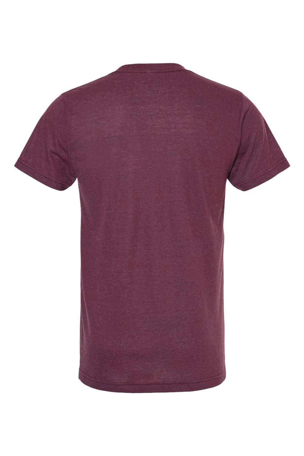 Tultex 254 Mens Short Sleeve Crewneck T-Shirt Berry Flat Back