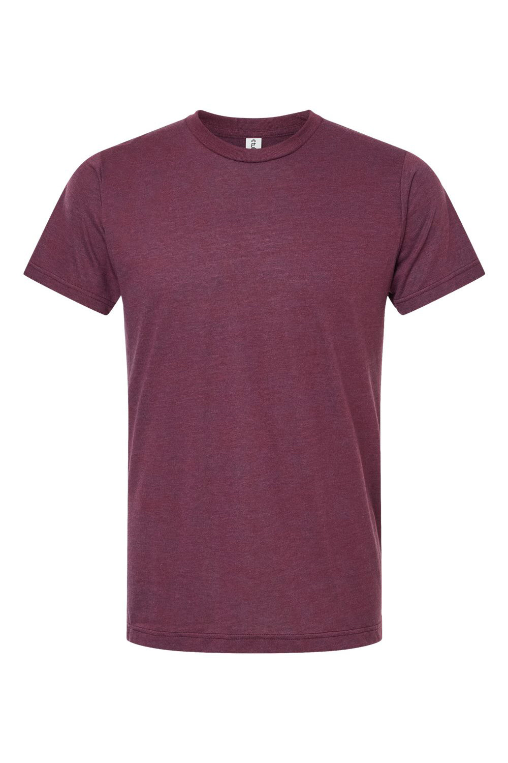 Tultex 254 Mens Short Sleeve Crewneck T-Shirt Berry Flat Front