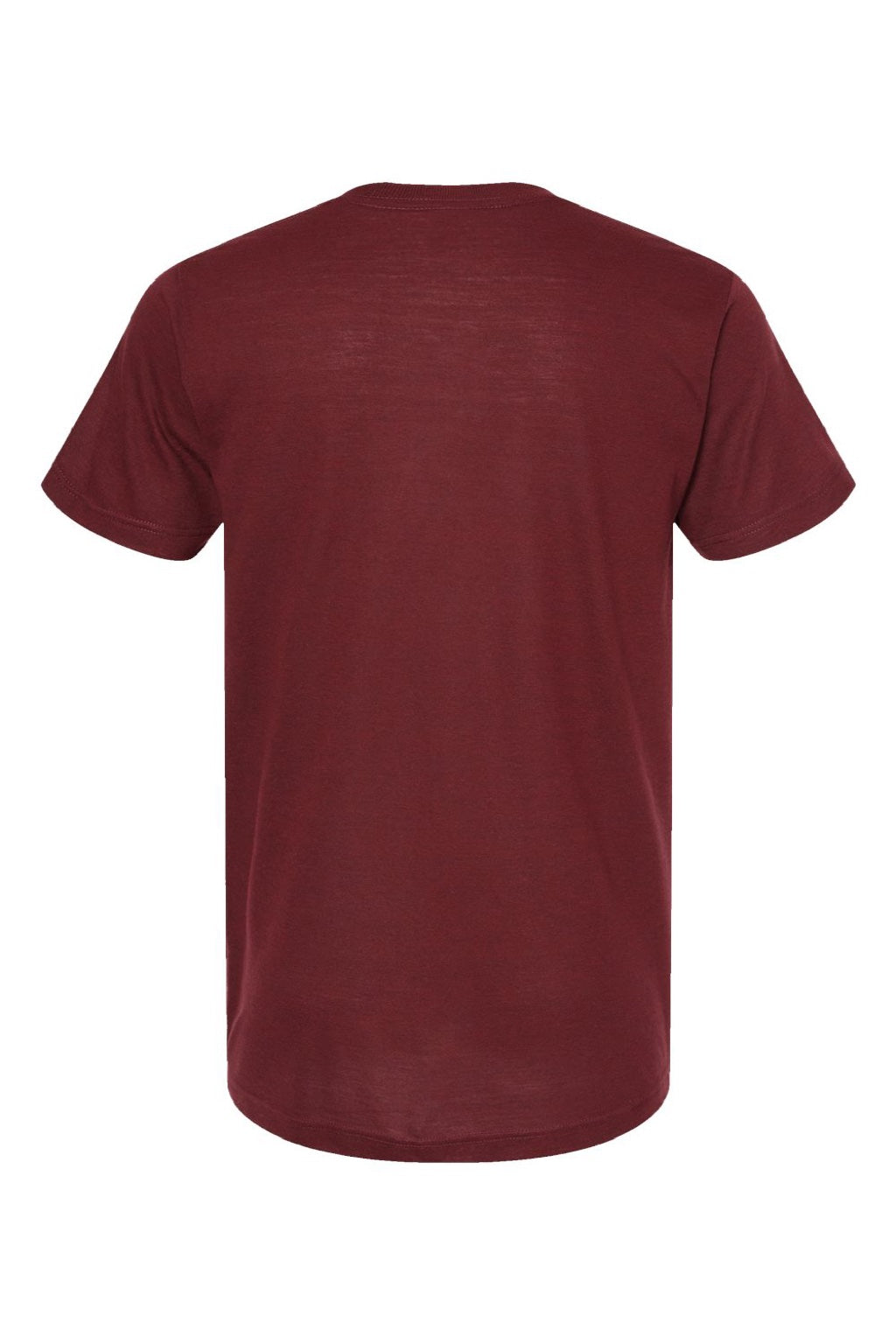 Tultex 254 Mens Short Sleeve Crewneck T-Shirt Cardinal Red Flat Back