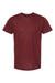 Tultex 254 Mens Short Sleeve Crewneck T-Shirt Cardinal Red Flat Front