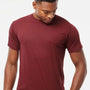 Tultex Mens Short Sleeve Crewneck T-Shirt - Cardinal Red - Closeout