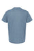 Tultex 254 Mens Short Sleeve Crewneck T-Shirt Denim Blue Flat Back