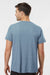 Tultex 254 Mens Short Sleeve Crewneck T-Shirt Denim Blue Model Back