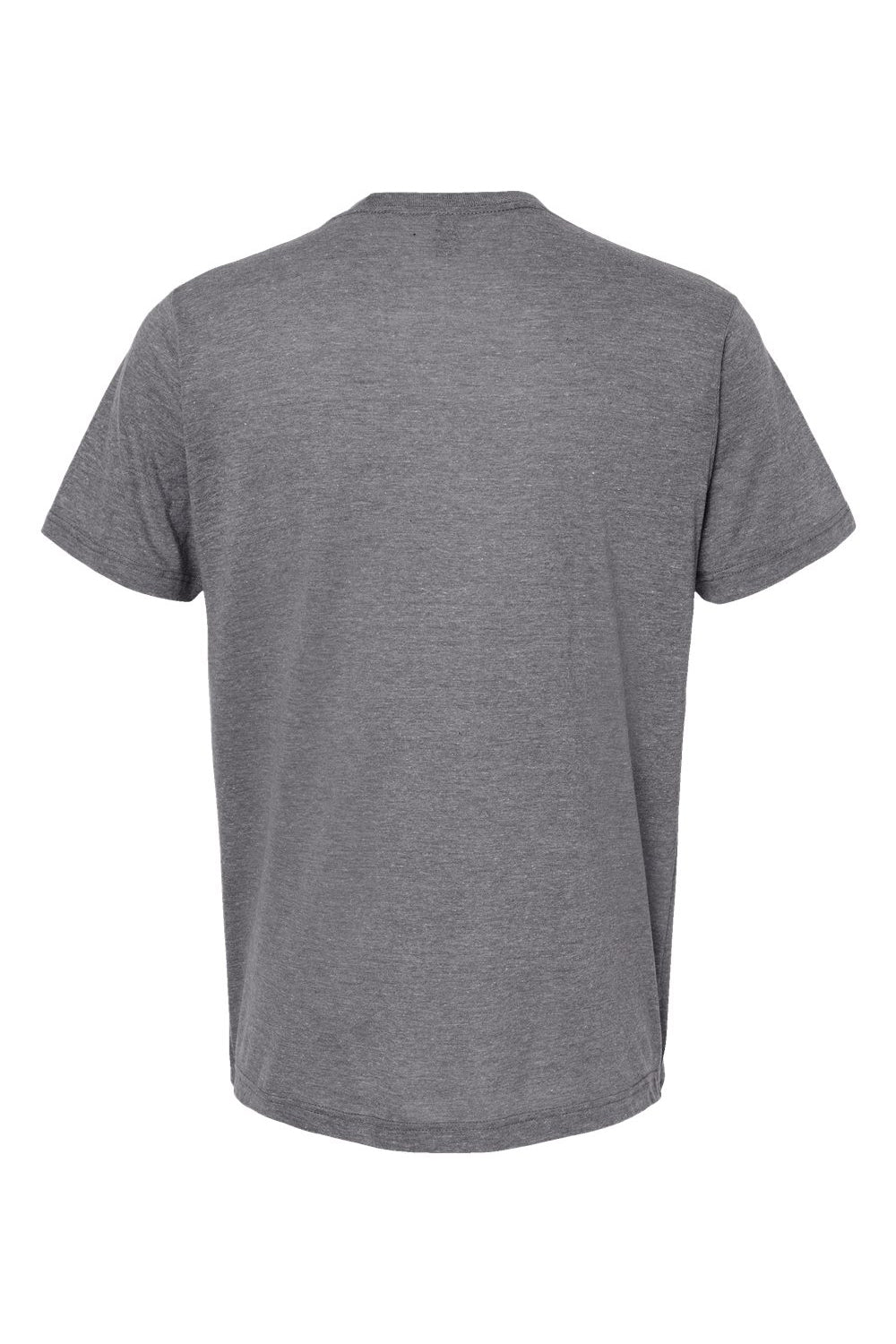 Tultex 254 Mens Short Sleeve Crewneck T-Shirt Heather Grey Flat Back