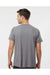 Tultex 254 Mens Short Sleeve Crewneck T-Shirt Heather Grey Model Back