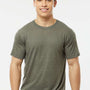 Tultex Mens Short Sleeve Crewneck T-Shirt - Military Green