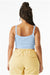 Bella + Canvas BC1012/1012 Womens Micro Ribbed Scoop Tank Top Baby Blue Model Back