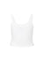 Bella + Canvas BC1012/1012 Womens Micro Ribbed Scoop Tank Top White Flat Back