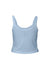 Bella + Canvas BC1012/1012 Womens Micro Ribbed Scoop Tank Top Baby Blue Flat Back