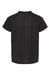 Tultex 265 Youth Poly-Rich Short Sleeve Crewneck T-Shirt Black Flat Back