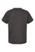 Tultex 265 Youth Poly-Rich Short Sleeve Crewneck T-Shirt Heather Graphite Grey Flat Back