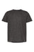 Tultex 265 Youth Poly-Rich Short Sleeve Crewneck T-Shirt Heather Graphite Grey Flat Front