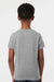 Tultex 265 Youth Poly-Rich Short Sleeve Crewneck T-Shirt Heather Grey Model Back