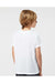 Tultex 265 Youth Poly-Rich Short Sleeve Crewneck T-Shirt White Model Back
