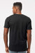 Tultex 290 Mens Jersey Short Sleeve Crewneck T-Shirt Black Model Back