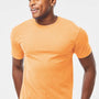 Tultex Mens Jersey Short Sleeve Crewneck T-Shirt - Cantaloupe Orange - Closeout