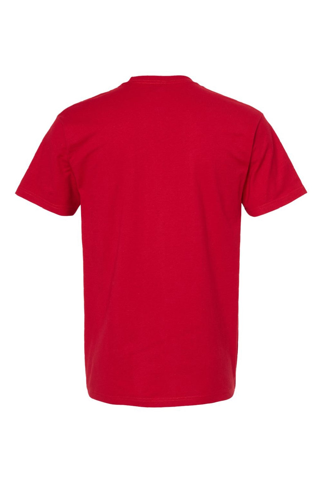 Tultex 290 Mens Jersey Short Sleeve Crewneck T-Shirt Cardinal Red Flat Back