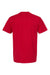 Tultex 290 Mens Jersey Short Sleeve Crewneck T-Shirt Cardinal Red Flat Back