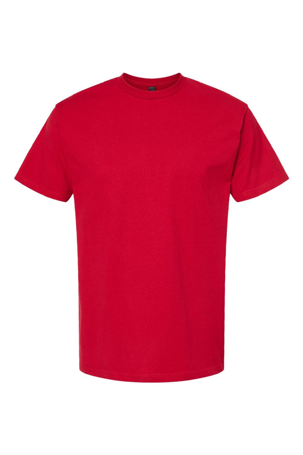 Tultex 290 Mens Jersey Short Sleeve Crewneck T-Shirt Cardinal Red Flat Front
