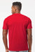 Tultex 290 Mens Jersey Short Sleeve Crewneck T-Shirt Cardinal Red Model Back
