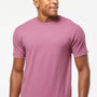 Tultex Mens Jersey Short Sleeve Crewneck T-Shirt - Cassis Pink - Closeout